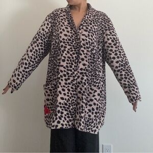 Corduroy Dalmatian Print vintage Jacket